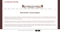 Desktop Screenshot of losejercitosdelrey.es